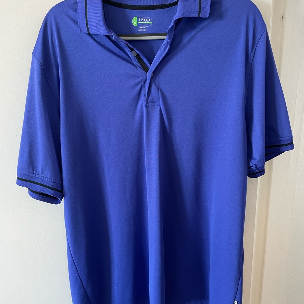 Izod Men's Vibrant Blue Polo Shirt